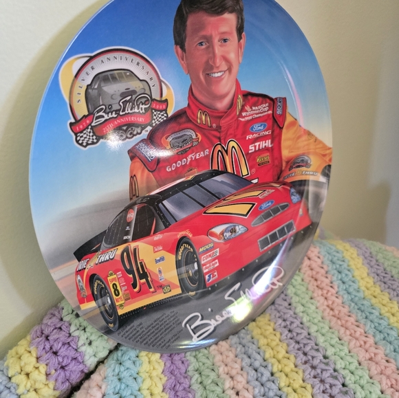 Vintage Nascar Bill Elliott Mcdonalds Collectible Plate - Picture 2 of 7
